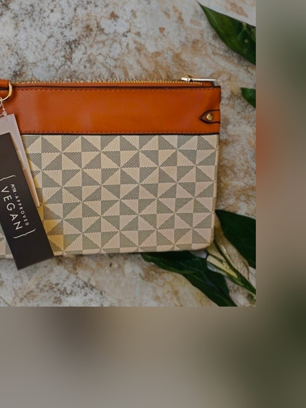 🚌 ✏️ 🍎Geometric Patterned Backpack & Crossbody Wristley - Picture 13 of 16